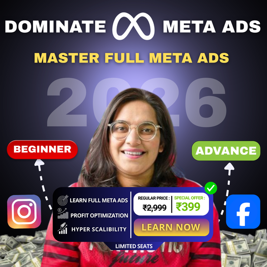 Become a Pro in Facebook & Instagram Ads – by Damini Tripati ₹399 Only